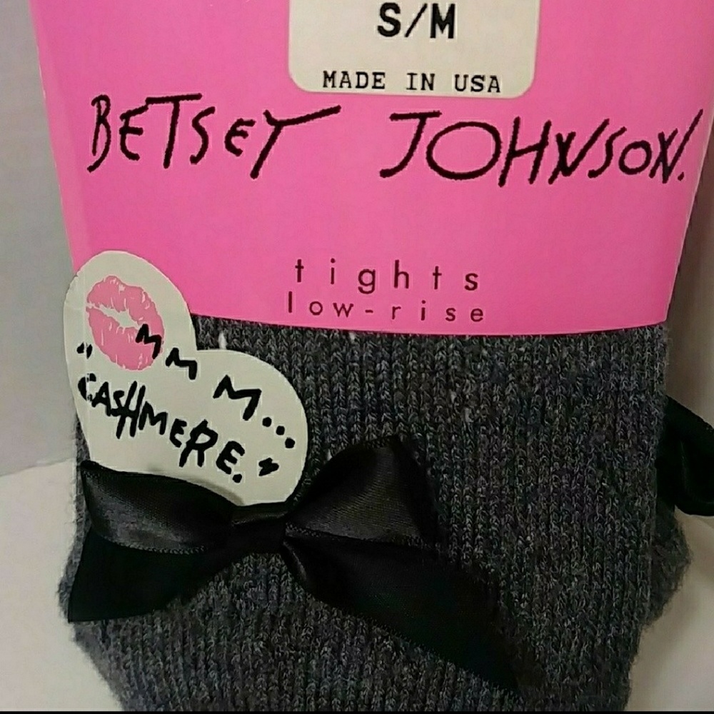 NEW "Betsey Johnson" Cashmere Tights